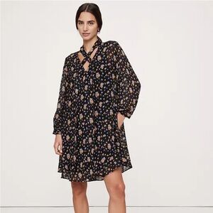 Banana Republic Floral Chiffon Dress
